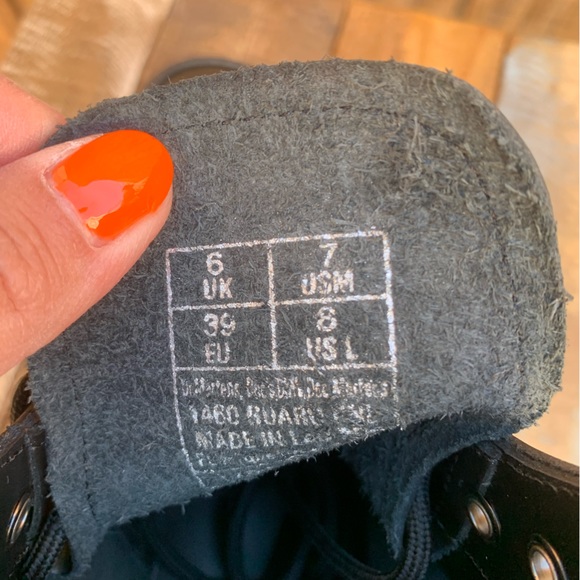 Dr. Martens 1460 Guard Panel Lace Up Boots - Picture 14 of 15